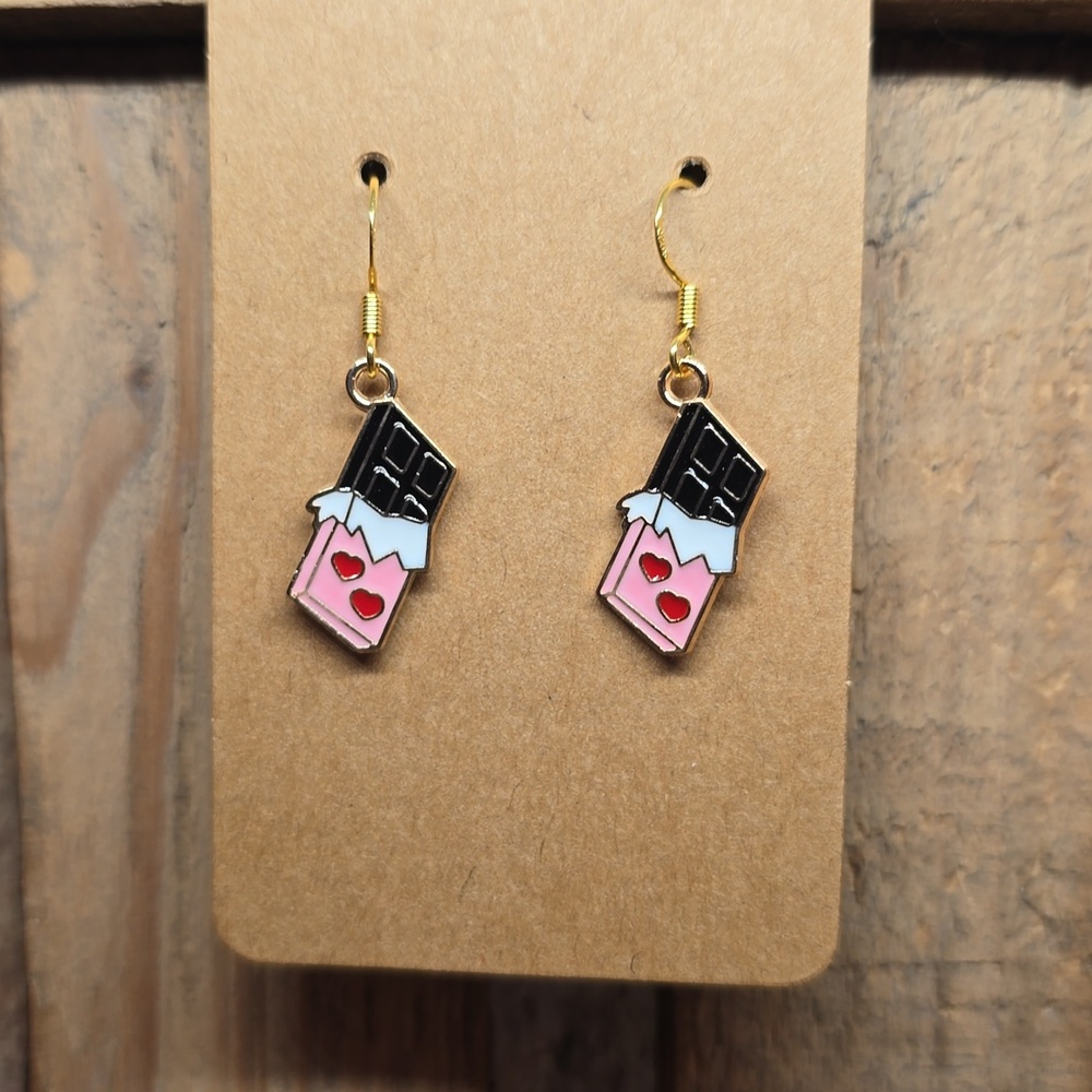 Valentine's Day Chocolate Bar Earrings